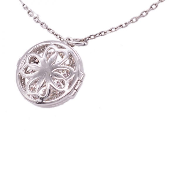 Silver Gold & Rose Gold Plated Locket Pendant 