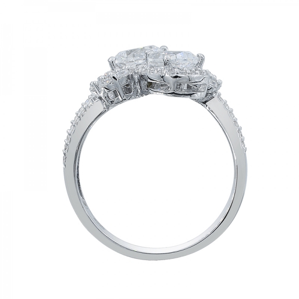 Captivating 925 Sterling Silver White CZ Ring 