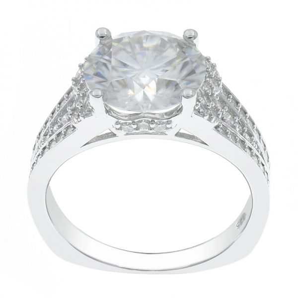 925 Silver Dazzling White CZ Ladies Ring 
