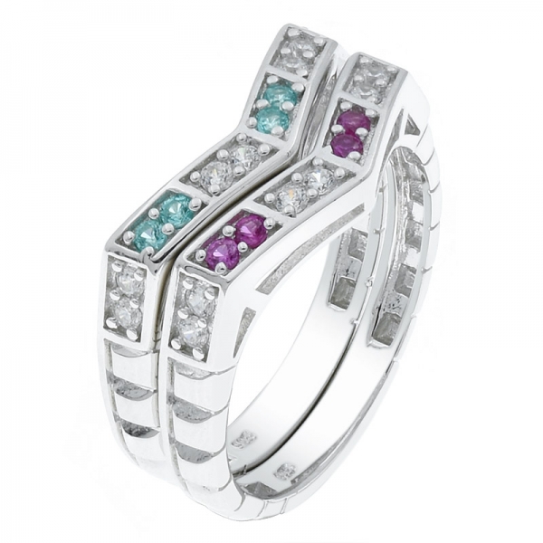 Modern Fashion 925 Sterling Silver Ring For Ladies 