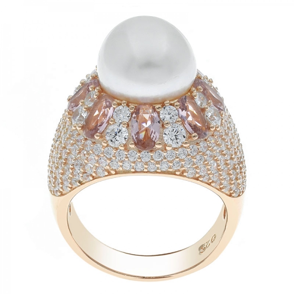 Unique Handmade 925 Silver Ring With Wonderful Pearl 