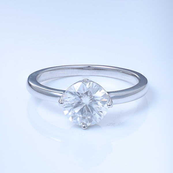 925 Sterling Silver Engagement Solitaire Ring For Ladies 