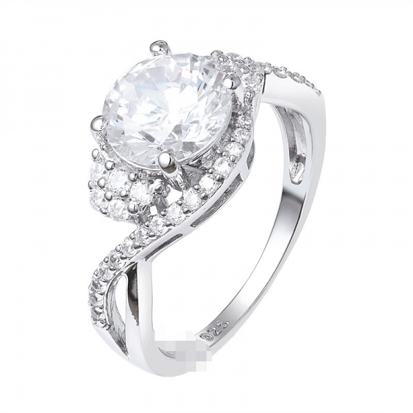 2.0 ct Brilliant Round Cut Highest Quality Moissanite Wedding Bridal ring 