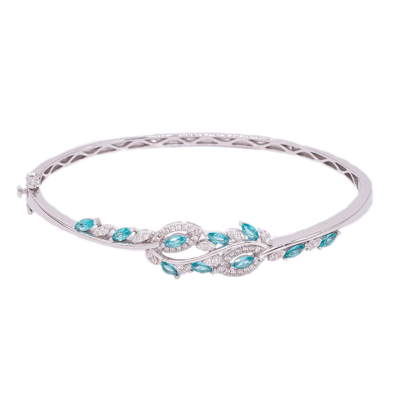 leaf shape ladies bangle 