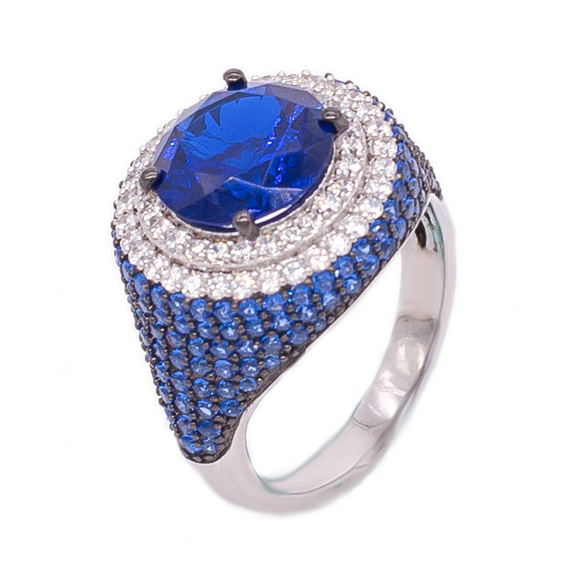 round Blue Nano ring