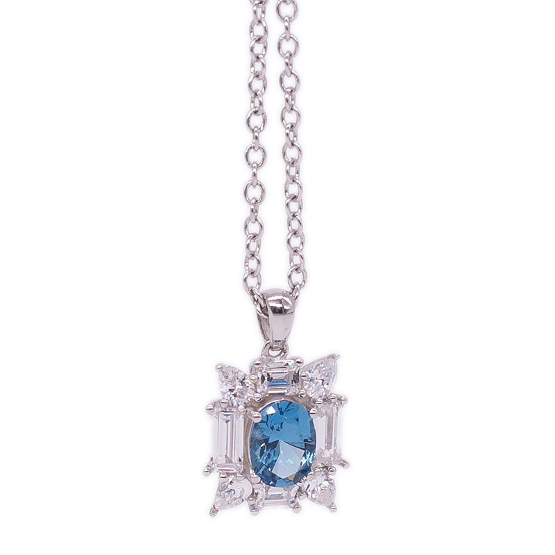 Blue Diamond Pendant