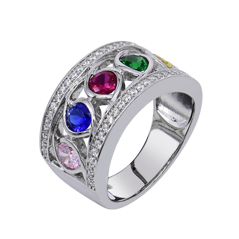 multicolour ring