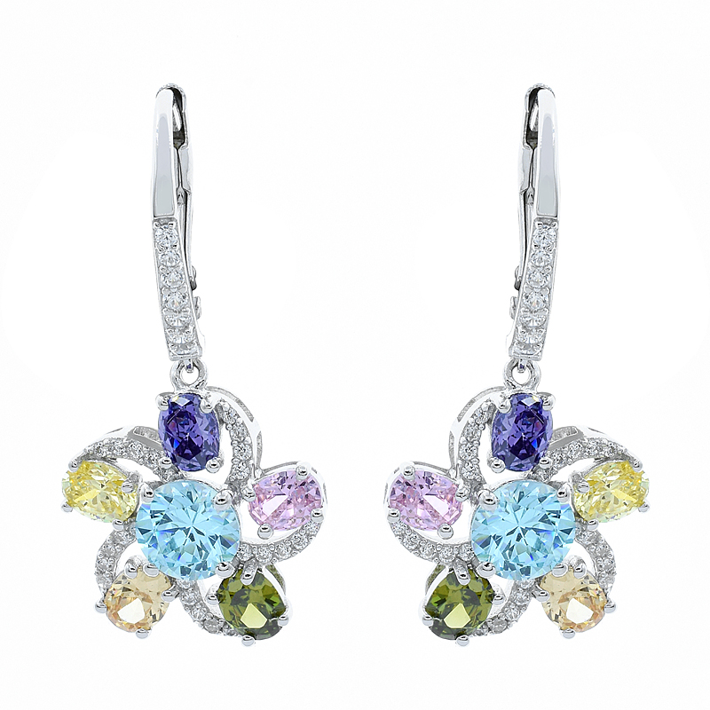 multicolor 925 earrings