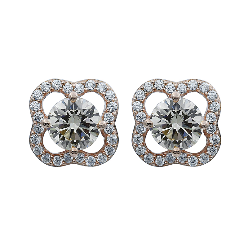 refined stud earrings