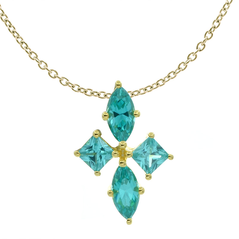 Precious Brilliant Paraiba Women Necklace