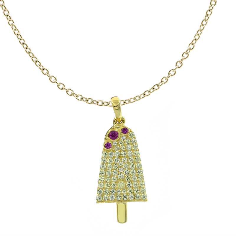 Women Winsome Ice Cream Pendant