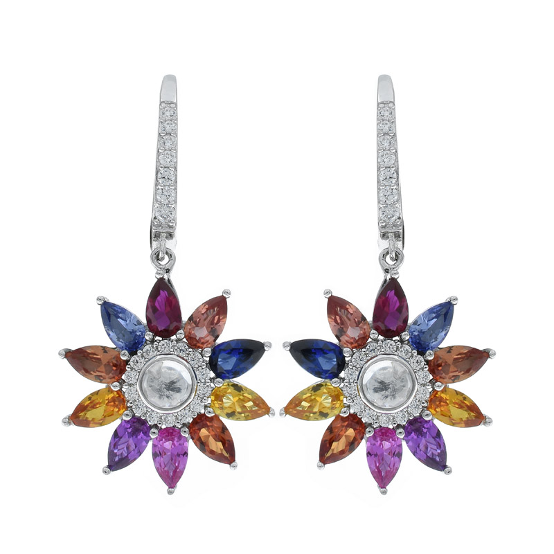 Women Graceful Sunflower Earrings