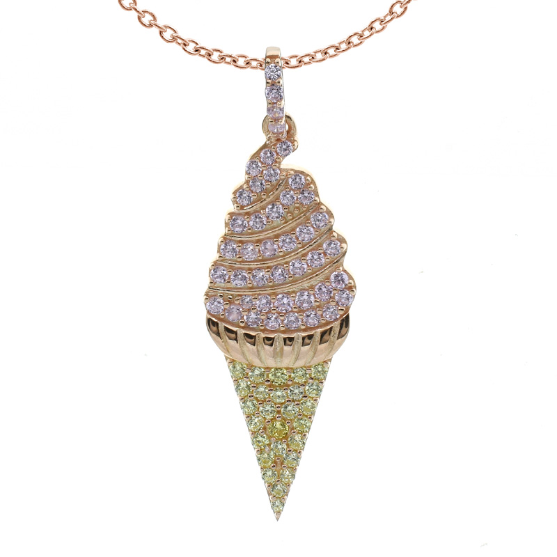 Women Charming Ice Cream Pendant