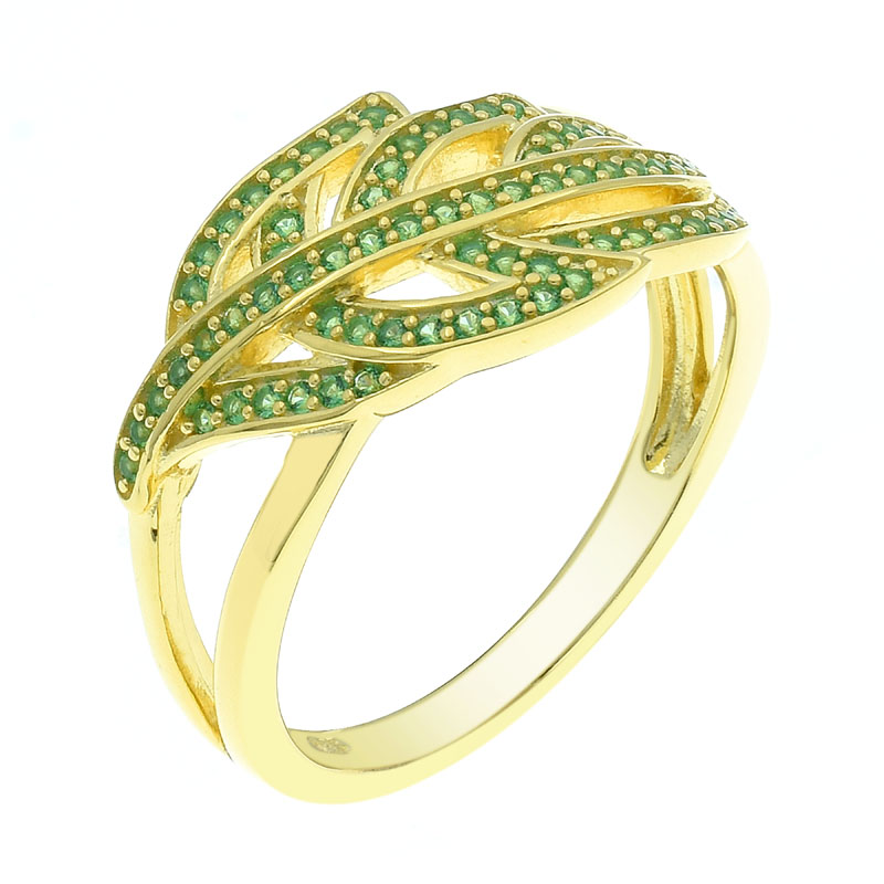 Leaf Shape Ring For Ladies