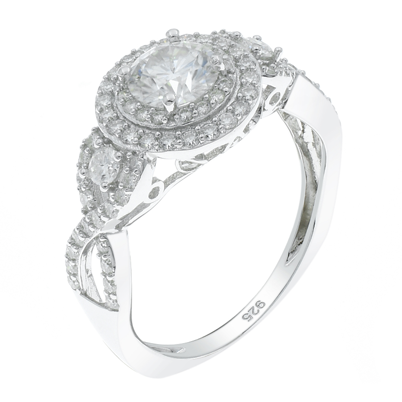 Splendour Halo Ladies 925 Ring