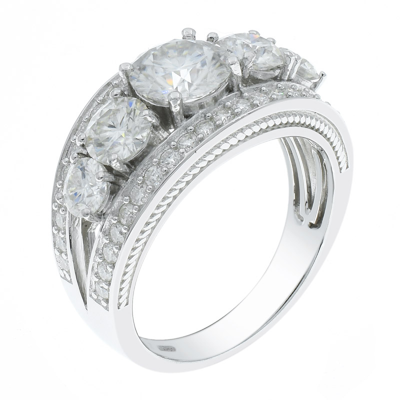 Women Fascinating White CZ Ring