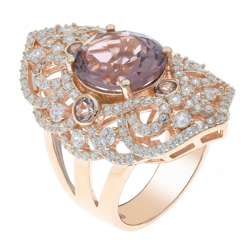 Women Fabulous Morganite Nano Ring