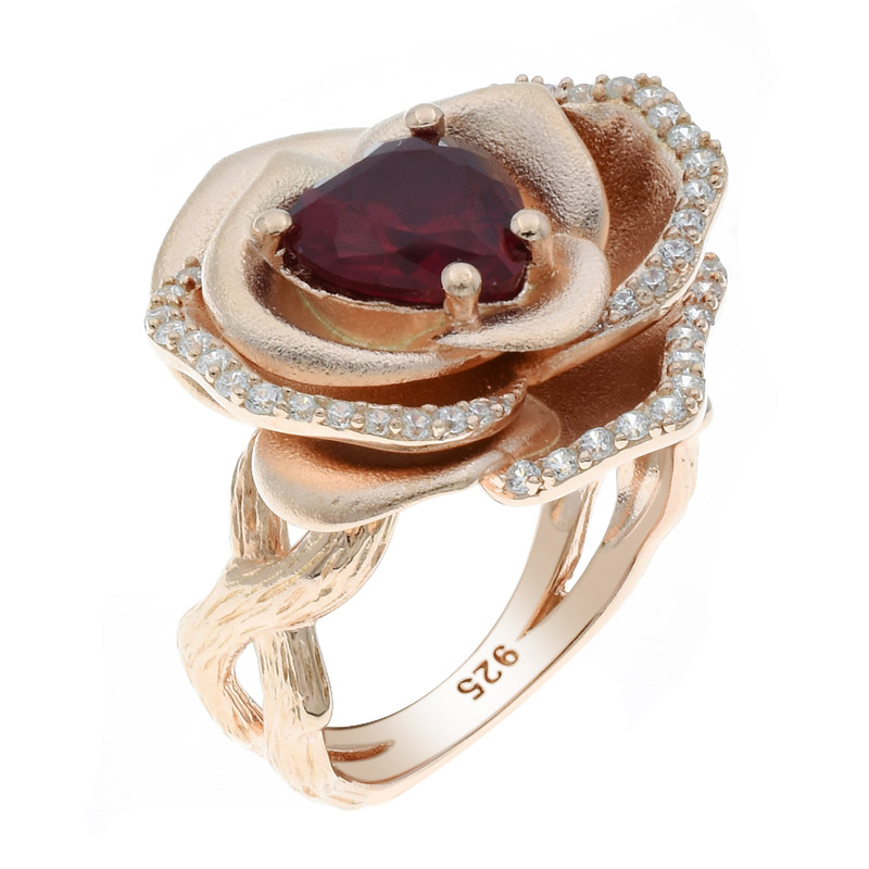 Womwn Rose Morganite Nano Ring 