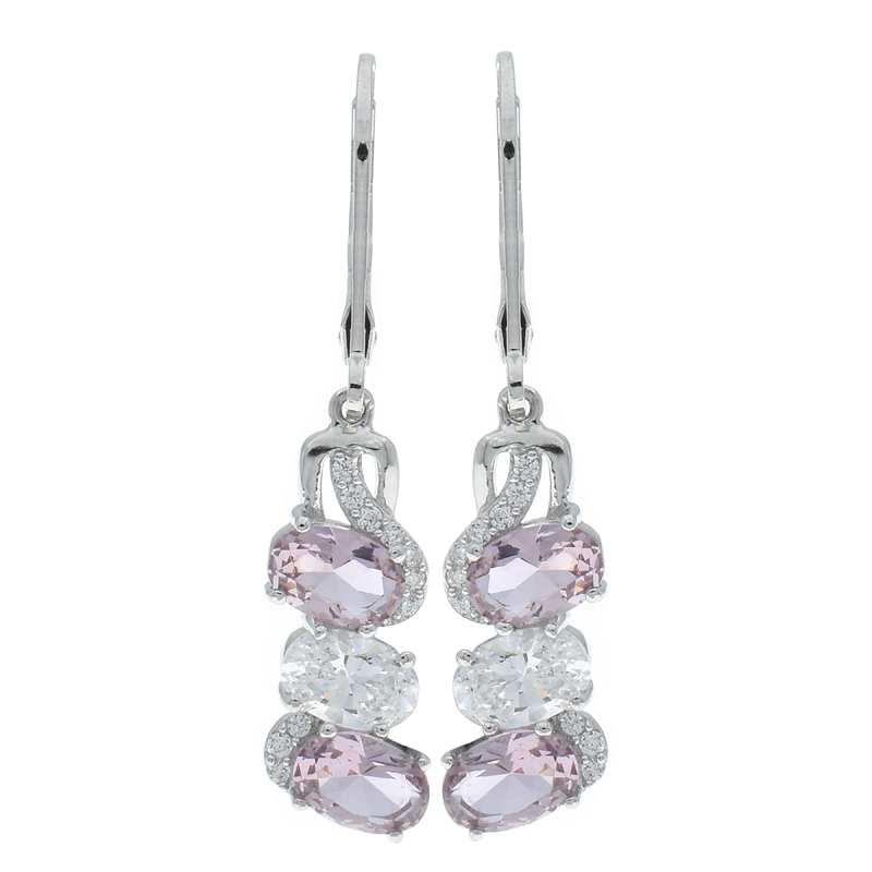Morganite Nano Jewelry Earrings For Ladies