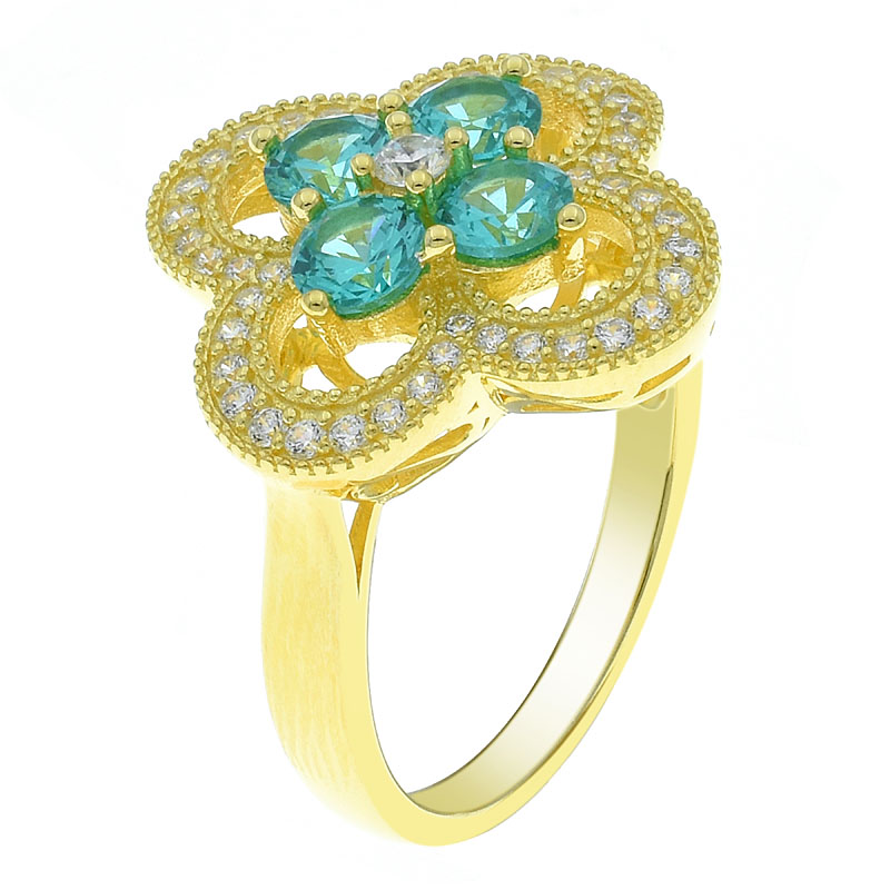 China Women Clover Ring