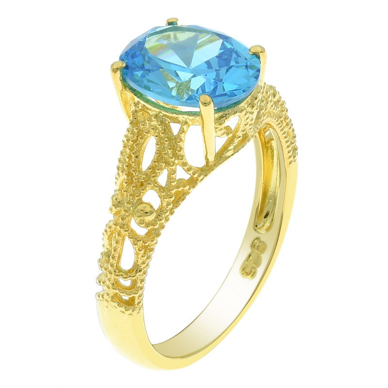 Women Neon Apatite Ring