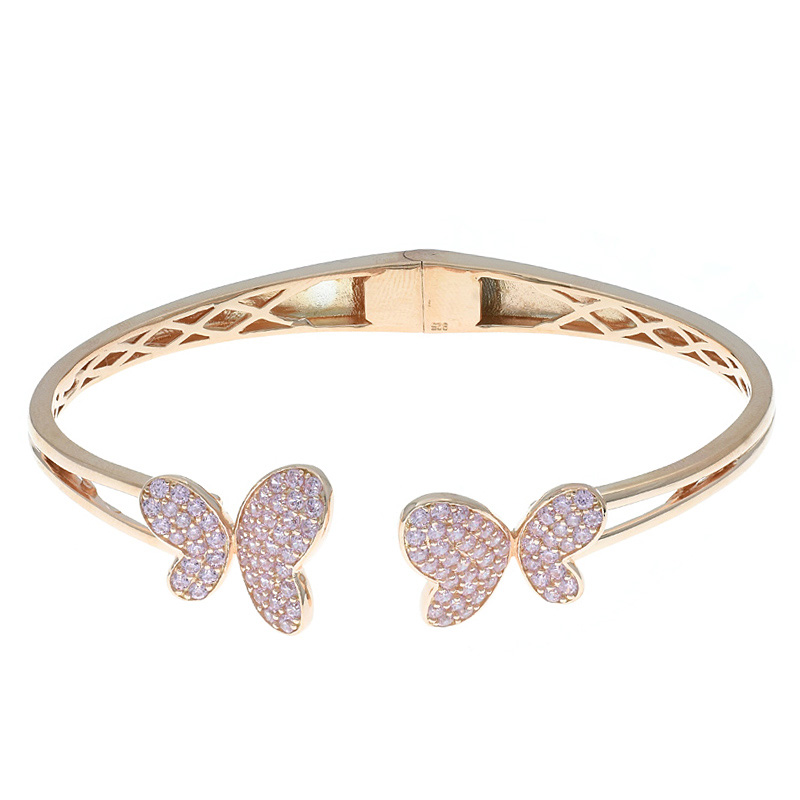 Women Butterfly Open Bangle