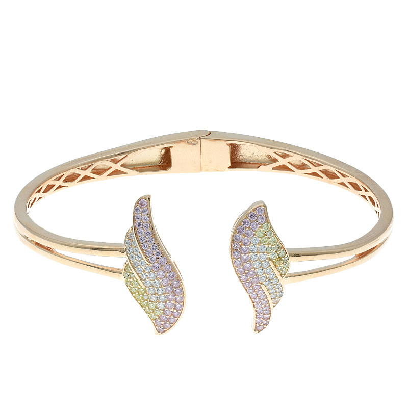 Women Double Wing Open Bangle