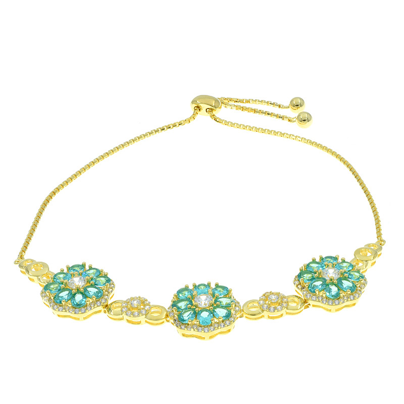 Flower Bolo Bracelet For Ladies