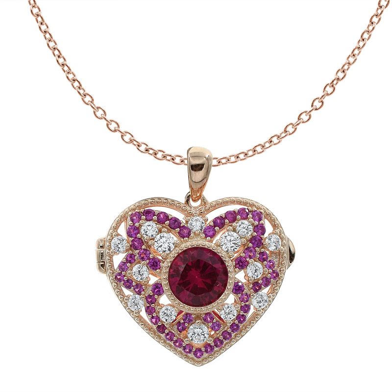 Women Handmade Heart Shape Locket Pendant 