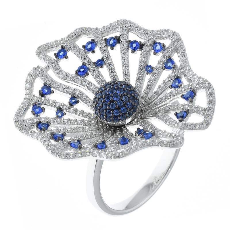 Women Lotus Leaf Ring Jewelry