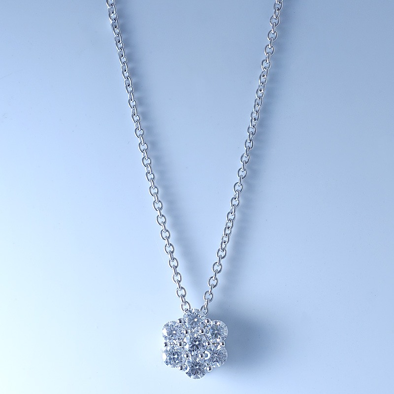 Flower Diamond Necklace