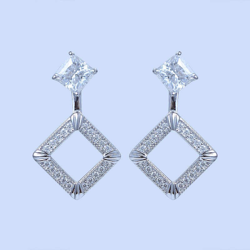 Diamond Drop Jewelry Earrings
