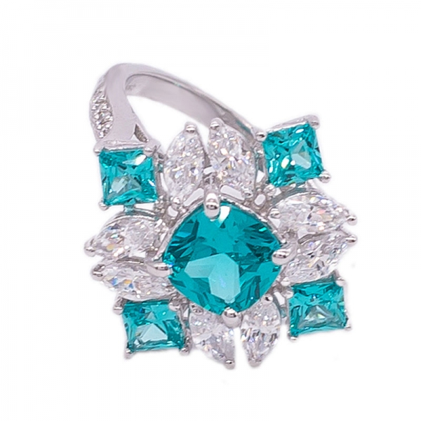 Special Paraiba YAG 925 Sterling Silver Ring 