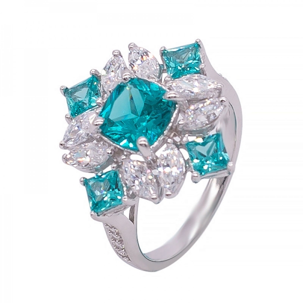 Special Paraiba YAG 925 Sterling Silver Ring 