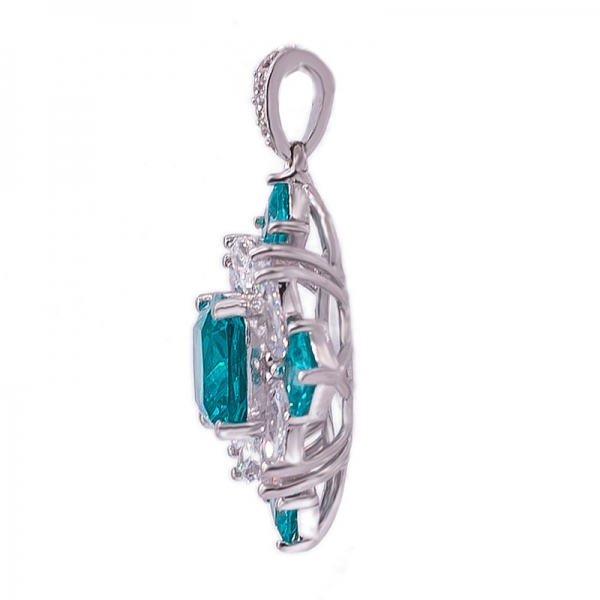 Brilliant Paraiba YAG Jewelry Set in 925 Silver 