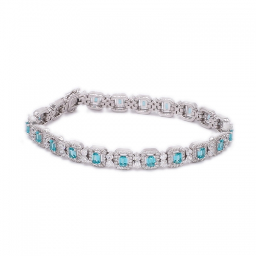 Silver Paraiba Bracelet