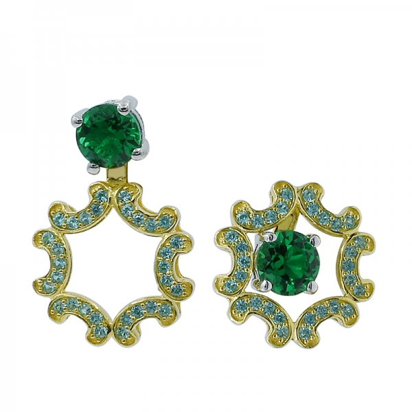 925 Paraiba Stud Sterling Silver Earrings 