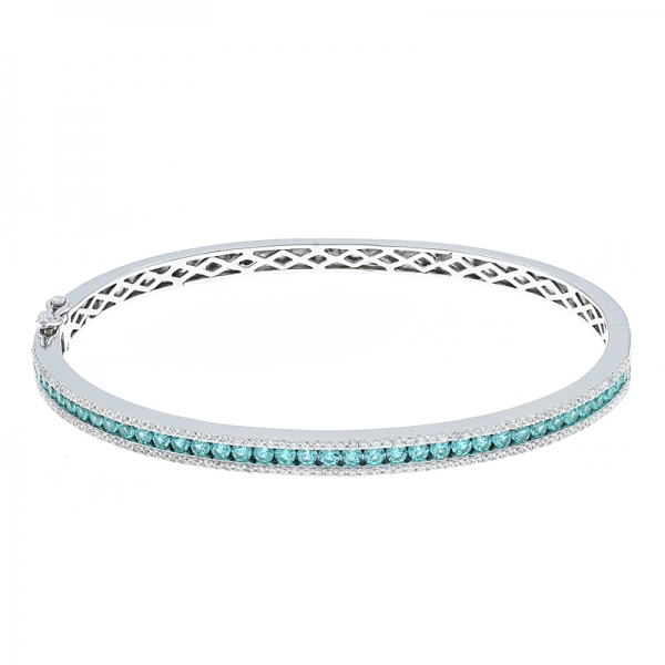 Rainbow Ladies 925 Silver Bangle 