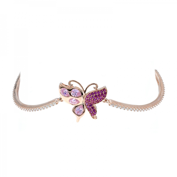 Butterfly Bracelet in 925 Sterling Silver 