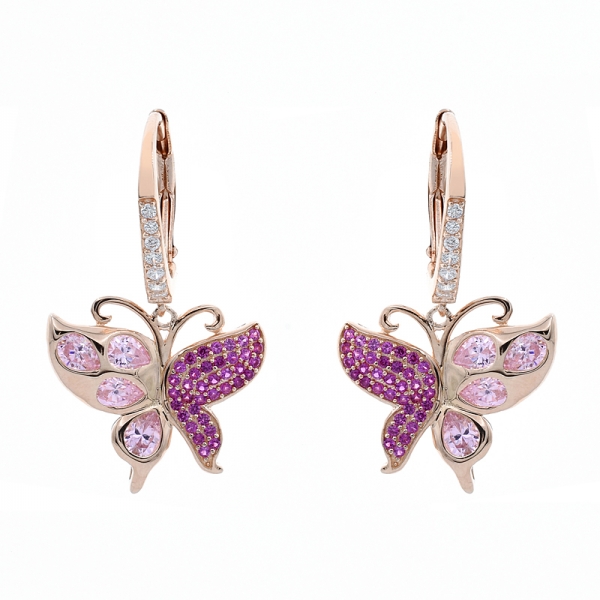 925 Glorious Butterfly Silver Earrings 