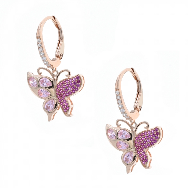 925 Glorious Butterfly Silver Earrings 