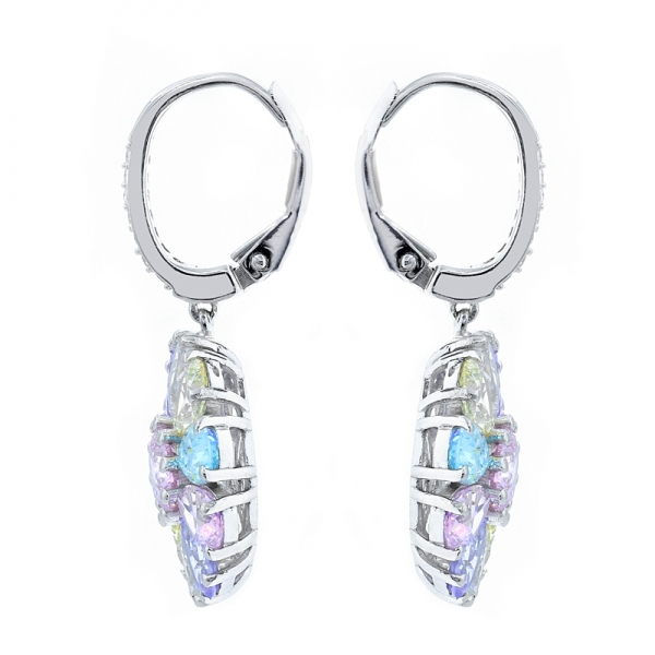 Fancy Multicolor 925 Silver Earrings 