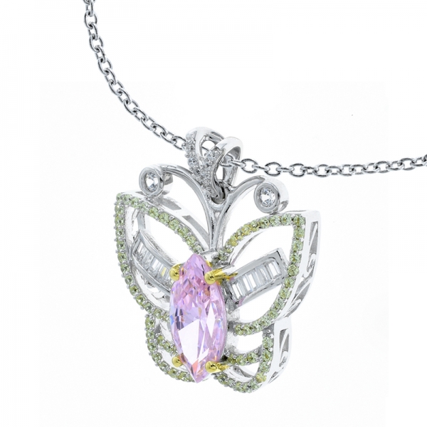 925 Sterling Silver Butterfly Pendant 