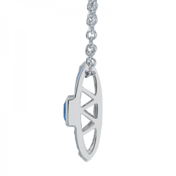 Gorgeous Ladies Opal Pendant In 925 Sterling Silver 