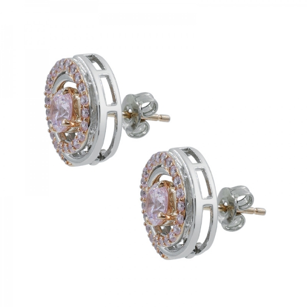 925 Vortex White CZ Silver Earrings 