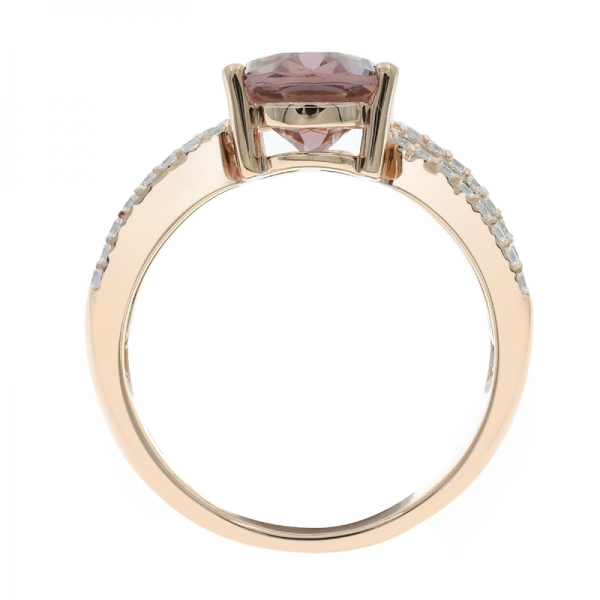 Winsome 925 Silver Morganite Nano Ring 