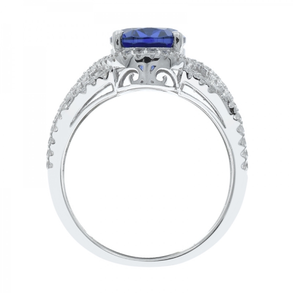 925 Lavish Tanzanite CZ Ring For Ladies 