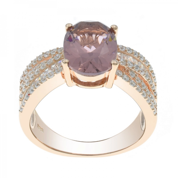 Winsome 925 Silver Morganite Nano Ring 