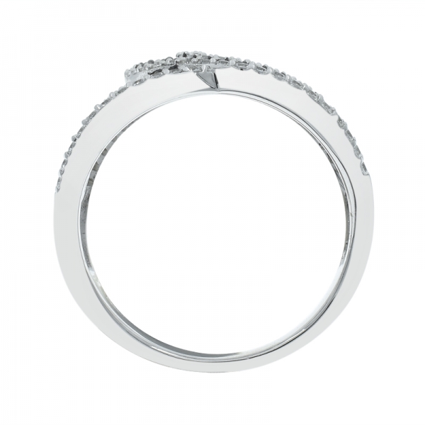 925 Blue Nano Intricate Silver Ring 