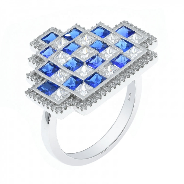 925 Silver Stylish Lattice Ring For Ladies 